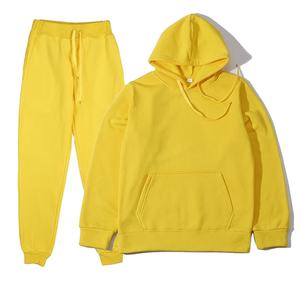 ชุดวอร์มสองชิ้นแฟชั่นสำหรับผู้ชาย, ชุดวอร์มสีพื้นกางเกงกีฬาลำลองสำหรับฤดูใบไม้ร่วงฤดูหนาว S-3XL - Product Image 6