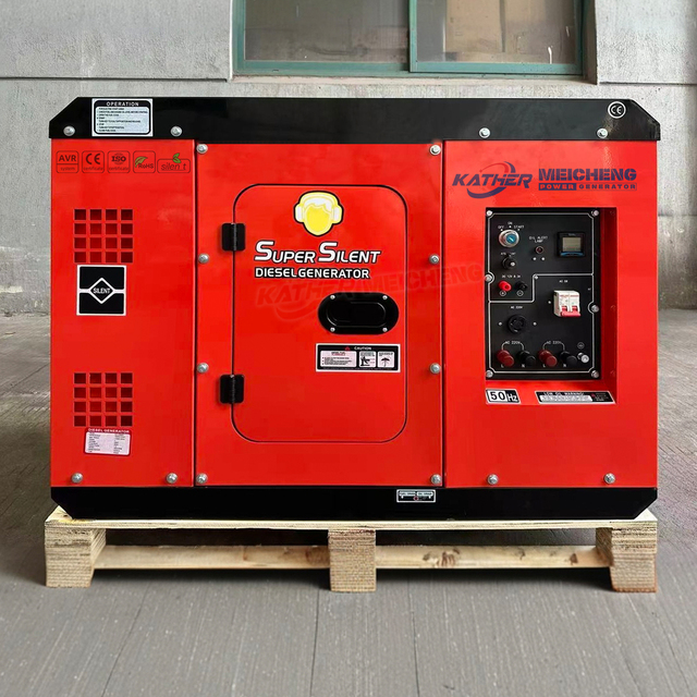 10KW 12KW Silent Diesel Generators for Home 5KVA 6KVA 8KVA 9KVA 4 Stroke Air Cooling Residential Standby Electric Generator Set