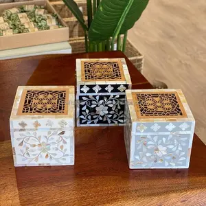 Hồi giáo lau Inlay và Keo Gỗ Acrylic hương Burner SET MẸ của Ngọc Trai Inlay từ Ấn Độ bởi hàng thủ công gọi điện thoại