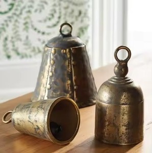 Campana Colgante de Metal Antigua para Navidad, Adorno Festivo para Árbol, Puerta, Pared, Ventana, Decoración Festiva para el Hogar, Bodas y Fiestas - Product Image 1