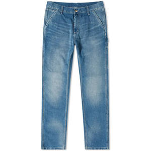 Men Straight Leg Stonewashed Denim Jeans High Waist Button Fly Casual <b>Pants</b> 100% Cotton Woven Fabric Midweight - Product Image 5
