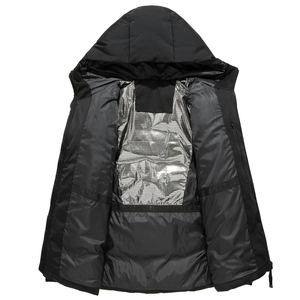 Chaqueta de Esquí de Invierno al por Mayor, Cortavientos, Impermeable, con Capucha, Aislamiento Térmico, para Deportes al Aire Libre, con Logotipo Personalizado, Pedido al por Mayor - Product Image 3