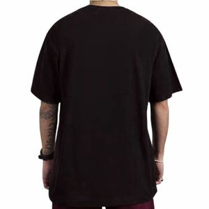 Customized Wholesale Solid Pattern Knitted High Quality 100% Cotton Oversized Eco-Friendly 200g Breathable <b>Men</b> T-Shirts - Product Image 6