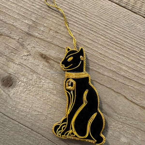 Adorno Merlion hecho a mano, recuerdo de icono de Singapur en bordado de oro blanco con detalle de onda azul, decoración colgante Cultural - Product Image 2