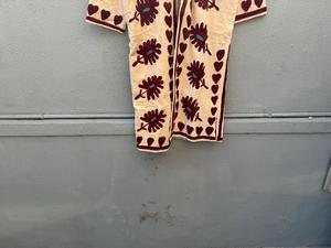 Handmade Suzani Embroidered <b>Velvet</b> <b>Women</b> <b>Coat</b> Floral Plus Size Longline Jacket for Festival Wear gifr for her - Product Image 3