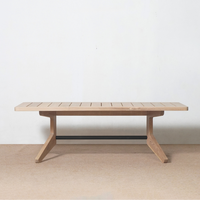 Table basse en bois moderne, design minimaliste, structure durable, finition naturelle, meubles de salon