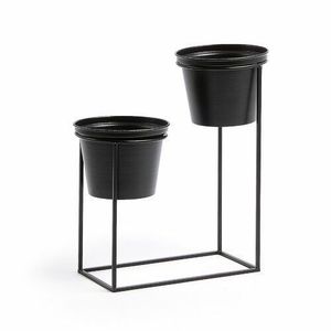 Macetero Moderno Minimalista de Metal Negro con Patas de Alambre para Plantas, Decoración Interior del Hogar - Product Image 2