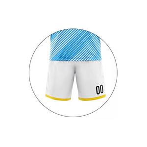 Uniforme de Fútbol al por Mayor, Último Modelo, Alta Calidad, Venta Caliente, Pantalones Cortos Transpirables de Secado Rápido, 100% Poliéster, Nombre del Equipo Personalizado, OEM - Product Image 5