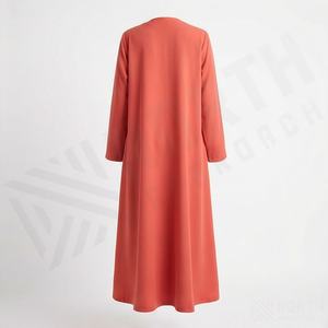 2025 OEM Kimono Outwear Abaya High Stretch Soft Thicker Polyester Fabric Muslim Women V Neck Long Sleeve Party Ramadan Wedding - Product Image 2