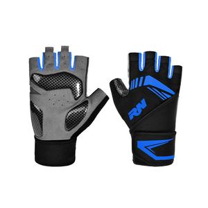 2026 High Quality Men's Women's Half-Finger Custom Style Leather <b>Gym</b> Gloves Palm Protection Lightweight Waterproof for <b>Weight</b> - Product Image 3