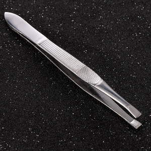 1PC Eyebrow Tweezer Hair Flat Tip <b>Puller</b> Stainless Steel Eye Brow Clips Effective Eyelash Extension Removal Beauty Makeup - Product Image 5
