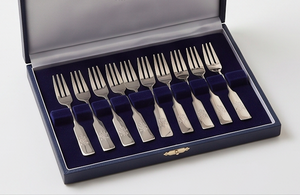 Ensemble de 9 fourchettes classiques en acier inoxydable, finition miroir, compatibles lave-vaisselle, pour mariage, couverts de service - Product Image 6