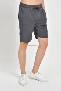 Pantalones cortos de gimnasio de lana de felpa de alta calidad para hombre, traje de jogging de verano personalizado con decoración de patrón, estilo informal - Product Image 5
