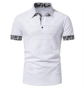 Camisa de Manga Larga para Hombre, Nueva Colección de Verano, Estampado Digital, Bloques de Color, Cuello Casual, Lona, Spandex/Algodón, Transpirable - Product Image 5