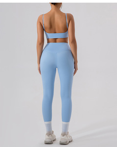 Ensembles de yoga confortables pour le sport et la gym, vente en gros de vêtements de fitness et de yoga, ensemble soutien-gorge de sport et leggings taille haute - Product Image 2