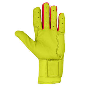 Dernier design, qualité supérieure, cuir, paume antidérapante, respirant, fermeture auto-agrippante, personnalisé, ambidextre, batte de baseball pour adulte - Product Image 4