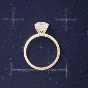 <b>925</b> Sterling <b>Silver</b> 18K Solid Gold Oval Cut Four Claw Setting Moissanite <b>Rings</b> Women's Wedding Jewelry For Anniversary Gift - Product Image 5
