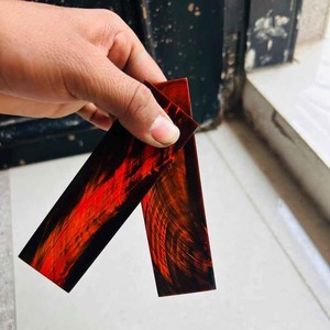 Manche de couteau en corne de buffle naturelle de qualité supérieure – Matériau artisanal poli et durable pour couteaux personnalisés - Product Image 2