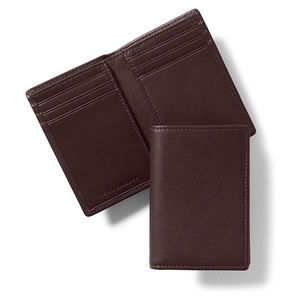 RAHRAJ ENTERPRISES Red Leather Bifold <b>Wallet</b> Men's Slim Card Holder Travel <b>Passport</b> Case Model Re-mw-031 500 Pieces 7 Days - Product Image 1