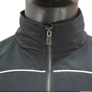 2025 dernière conception hommes coupe-vent coton maternité solide survêtement lourd haute qualité Logo personnalisé deux pièces ensemble fermeture éclair - Product Image 4