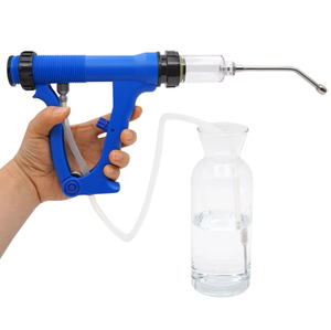 Seringue vétérinaire double réutilisable de haute qualité pour l'hygiène buccale équine, seringue d'administration automatique 150ml/200ml/300ml pour bovins et animaux d'élevage - Product Image 6