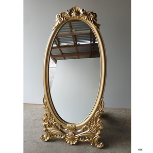 Designer Metal Decorative Home Decor New Design Living Room Golden Large <b>Rectangle</b> Shape <b>Wall</b> <b>Mirror</b> for Hotel Room - Product Image 3