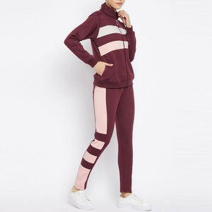 Stylish New Design Track Suits for Women With Custom Logo 2 Piece Set Training Wear Women Breathable <b>Tracksuits</b> - Product Image 3