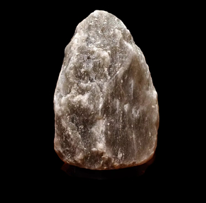 Lámpara de Sal Gris Pura del Himalaya al por Mayor, Tallada en Forma Natural, Ecológica, Purificadora de Aire, en un Increíble Color Blanco - Product Image 1