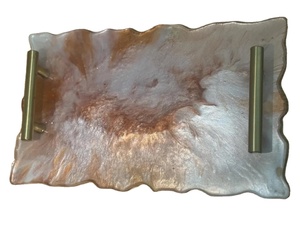 Bandeja de Servir Rectangular Moderna de Resina Azul de Alta Calidad para el Hogar, Cocina, Restaurantes, Bodas, Fiestas - Directo de Fábrica - Product Image 4