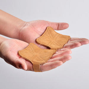 Leather Palm Protection Anti-slip Fitness Sports Gymnastics Pull Ups <b>Weight</b> Lifting Workout Grips Training <b>Gloves</b> - Product Image 5