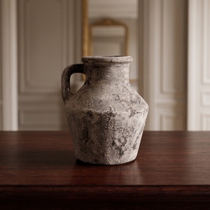 Rustic Ceramic Tabletop <b>Vase</b> Matte Finish Handmade 8-16 Inches Height 8-12in Width Ceramic Material - Product Image 3
