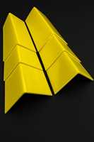 Protection d'angle en PVC en forme de L pour les bords des murs, design industriel, profil de protection durable pour les hôpitaux et les salles de bain