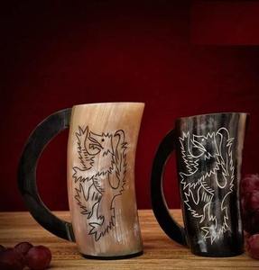 Mug en corne artisanal de qualité supérieure, tasse à boire naturelle en corne pour bière, café et cadeaux. Meilleur prix dans le monde entier. - Product Image 1