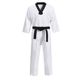 Uniforme de Taekwondo Premium, Duradero, Ligero, Transpirable, de Secado Rápido y Resistente a la Contracción, para Hombres, Mujeres y Adultos, para Entrenamiento de Artes Marciales - Product Image 1