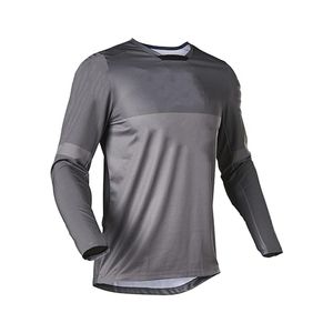 เสื้อเจอร์ซีย์แข่งรถมอเตอร์ครอสแขนยาวน้ำหนักเบาผ้าฝ้ายสำหรับผู้ชาย พิมพ์โลโก้ได้ตามต้องการ-บริการผลิตตามสั่งแบบ OEM - Product Image 5