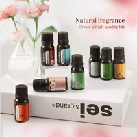 Huile Essentielle Végétale Naturelle Pure pour la Maison 10 ml Soin Massage Thé Lavande Eucalyptus Menthe Orange Ingrédients Échantillon Personnalisé