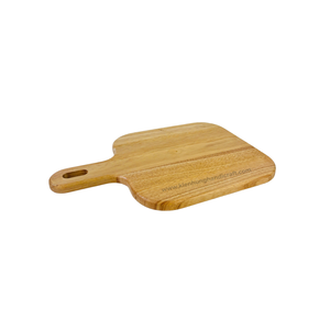 Planche à Servir en Bois de Caoutchouc Naturel avec Poignée pour Fromage Pain Fête Coupe en Bois - Product Image 5