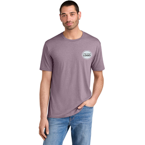 T-shirts légers personnalisés pour hommes avec logo frontal, coupe ample, 100% coton biologique et fibre de bambou, séchage rapide, anti-boulochage, respirants - Product Image 6