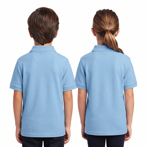Camiseta Polo Unisex para Niños, Playera Casual de Manga Corta con Cuello, Prenda de Punto Lisa, Ropa al por Mayor - Product Image 6