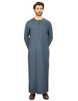 Thobe pour hommes avec tissu en coton doux et doux pour la peau de haute qualité Kandura pour hommes jubbah thobe pour hommes thobe de style arabe