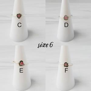 Watermelon Tourmaline Ring Sterling Silver Green Pink Gemstone Ring October Birthstone Jewelry <b>Gift</b> <b>For</b> <b>Her</b> - Product Image 4