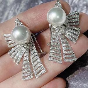 Pendientes de Perlas de Agua Dulce con Inyección de Oro de 14K, Diseño de Nicho de Lujo, Pendientes de Cristal para Mujer - Product Image 2