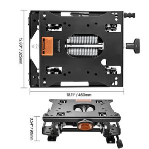 Kit di Sospensione Universale per Sedile con Slitta, Adatto per Tosaerba, Trattori, Carrelli Elevatori - Ammortizzatori - Product Image 5