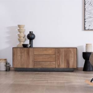 Mueble para TV Vandana Silver Volume de 150 cm en madera de mango estilo Santo minimalista con puertas y cajones - Product Image 1