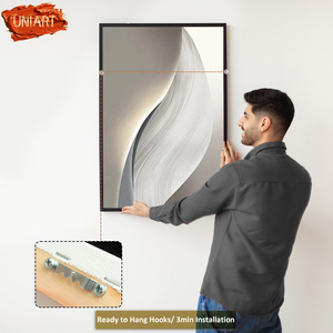 Luxuriöse Wabi-Sabi Wandkunst Leinwand UV-Druck Wanddekoration Wohnzimmer Wabi-Sabi Leinwandgemälde Skandinavisches Kunstposter - Product Image 4