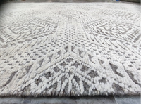 Tapis kilim en laine et soie, tissés à la main, de qualité supérieure |   Tapis géométriques extra épais antidérapants pour salon, chambre à coucher, salle à manger |