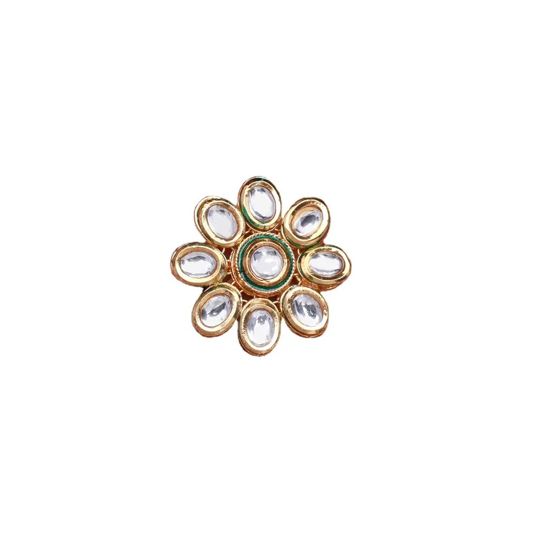 wholesale jewelry of Premium quality Kundan Rings new collections for women's and girls stylish earrings Collection 2024