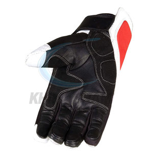 Cowhide Leather Motorbike Racing Gloves-Best Quality Breathable & Non-Slip Adjustable Wrist <b>Strap</b> for Outdoor Use - Product Image 4