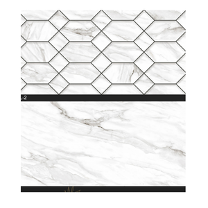 Carreaux de céramique blancs brillants 300x600mm très demandés pour la décoration murale intérieure, carreaux de céramique Concept pour toilettes et salles de bain - Product Image 4