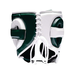Guantes de Boxeo Personalizados de Fabricación OEM, Protector de Cabeza y Protector Inguinal, Juego de Entrenamiento de Piel Auténtica - Product Image 5